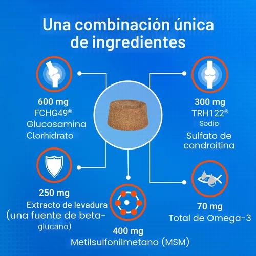 Miniatura 5 de Nutramax Cosequin para perros mayores - Suplemento para la salud de las articulaciones, contiene glucosamina, condroitina, MSM, Omega-3