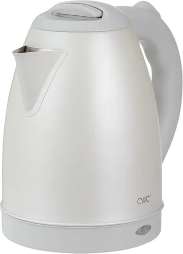 COOK WITH COLOR Hervidor Eléctrico - Hervido Rápido, Diseño Elegante y Características de Seguridad - Ideal para Uso Rápido y Fácil, Acero Crema de