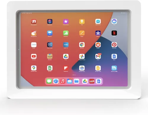 Miniatura 21 de Carcasa VESA acrílica antirrobo para Apple iPad mini 4/5 de 8 pulgadas con kit de montaje en pared y cable de carga en ángulo de 90 grados