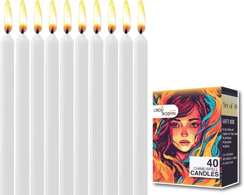 Miniatura 5 de Juego de 20 velas cónicas de color sólido, velas de cera de parafina sin goteo de 4 pulgadas con mecha de algodón, ideal para bodas, shabat, Rojo
