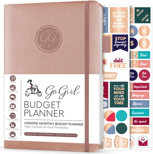 Miniatura 26 de GoGirl Planificador de Presupuesto – Organizador Mensual de Planificación Financiera, Libro de Presupuesto. Cuaderno de Seguimiento de Gastos, Negro