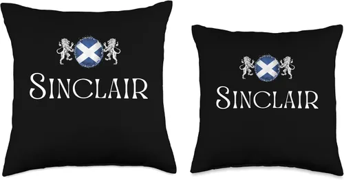 Miniatura 3 de Scotland Clan Gifts For The Sinclair Family Sinclair Clan Scottish Family Name Scotland Heráldica - Almohada de 16 x 16 pulgadas, multicolor