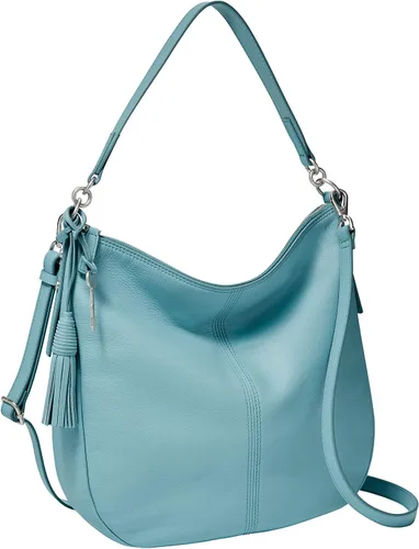 Miniatura 3 de Fossil Jolie Bolso Hobo de cuero para mujer, Turquesa, talla única