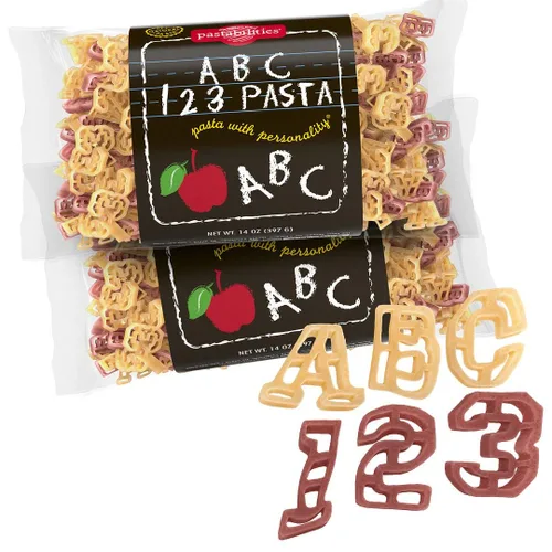 Miniatura 60 de Pastabilities Pasta con forma divertida para niños, sopa de fideos de dinosaurio, divertido dinosaurio con mezcla de sopa temática animal, pasta