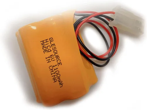 Miniatura 6 de Paquete de 2 baterías Ni-CD de 6 V 1100 mAh de repuesto para Aritech 10050205 Lithonia ENB-06006 ENB06006 Prescolite Señal de salida Luz