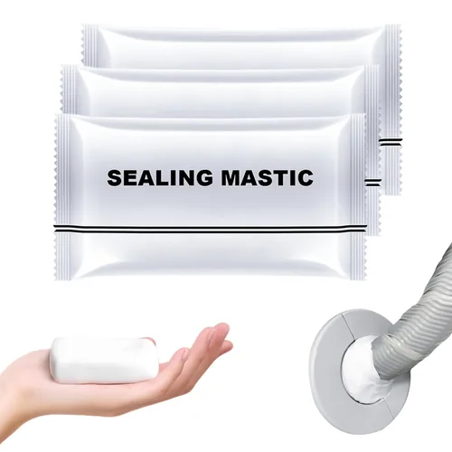 Masilla selladora impermeable, 2025 mejorada reparación de sellado tipo arcilla blanca impermeable, lodo de reparación rápida para agujeros y