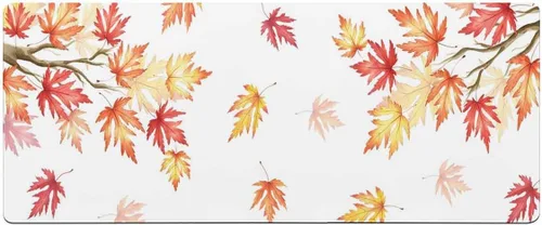 Miniatura 7 de Tapete de baño con hojas de otoño, antideslizante, de secado rápido y absorbente, de tierra de diatomeas, para fregadero de cocina, lavable