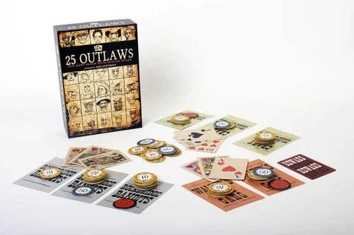 Miniatura 2 de Buffalo Games - 25 forajidos - Toque moderno en el póker clásico - Texas Hold 'Em - Bluff, mentira, engaña, roba - Ideal para la noche