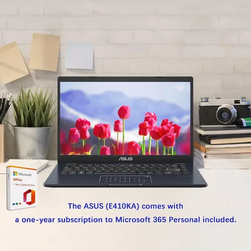 Miniatura 7 de ASUS Vivobook Go Laptop FHD de 14 pulgadas, Intel Pentium N6000 (hasta 3.30 GHz), pantalla de 1920 x 1080, memoria de 4 GB, 64 GB eMMC, 1 año