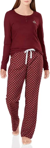 Miniatura 2 de Calvin Klein Conjunto de pijama de forro polar de 2 piezas para mujer
