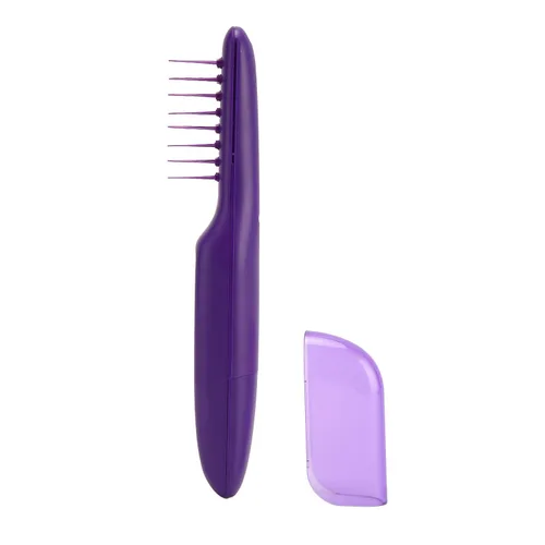 ZJchao Cepillo desenredante eléctrico, para cabello rizado, grueso, lacio, uso húmedo y seco, alta concentración de iones negativos, función de