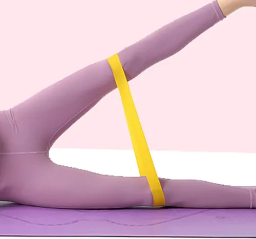 Miniatura 3 de 5 bandas de ejercicio elásticas de resistencia para ejercicio, fitness, yoga, cinturón de entrenamiento, 5