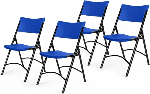 Miniatura 17 de OEF Furnishings Serie OEF600 Sillas plegables de respaldo alto, asiento de grado comercial de polietileno moldeado por soplado