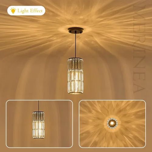 Miniatura 5 de Iluminación colgante negra, lámpara colgante moderna de cristal mini, juego de 3 candelabros ajustables para cocina, isla, comedor, dormitorio