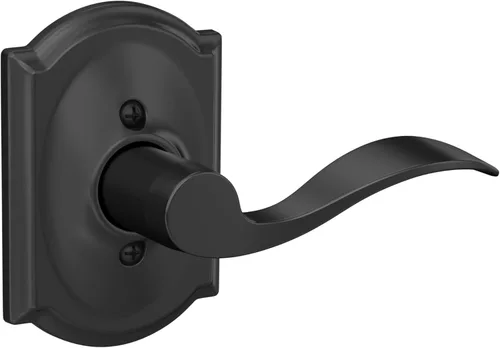 Miniatura 121 de SCHLAGE - Manija de puerta Accent con cerradura de paso libre para pasillo y armario en bronce antiguo - F10 ACC 716 Bronce Envejecido