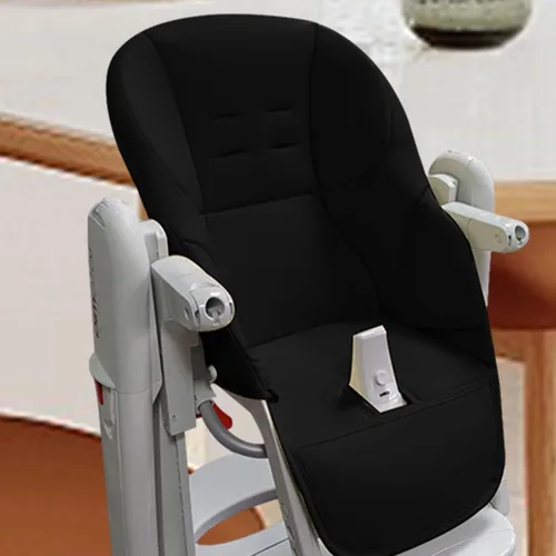 Miniatura 5 de Silla de comedor para bebé, cojín de cuero sintético para silla alta, cómodo cojín para silla alta para silla alta reemplazo para Peg Perego Tatamia