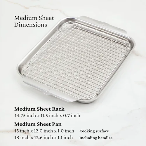 Miniatura 6 de Hestan Provisions OvenBond - Juego de 7 piezas Gourmet Essentials de acero inoxidable de tres capas