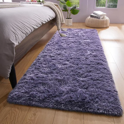 Miniatura 53 de YJ.GWL Alfombras de pasillo para pasillo, 2 x 4, lavables, pequeñas, color gris, para sala de estar, dormitorio, alfombra suave y esponjosa