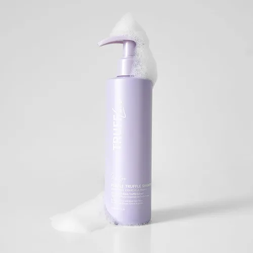 Miniatura 2 de TruffLuv Champú púrpura trufa – Champú clarificador para hombres y mujeres – Neutralización de latón, vitalidad del color y aumento de la fuerza