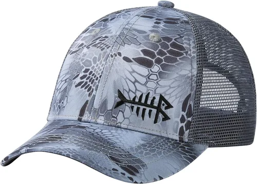 Miniatura 38 de BASSDASH Altimate Gorro de Pesca con Espalda de Malla para Hombres y Mujeres Gorra de Béisbol Camionero Ajustable