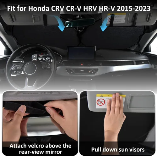 Miniatura 3 de Parasol para Honda CRV 2017-2022, parasol que se ajusta a HR-V CR-V LX EX EX-L, Sport Hybrid, Sport Touring Hybrid, accesorios para SUV, protector