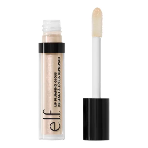 Miniatura 12 de e.l.f. Brillo de labios con efecto voluminizador, color transparente de alto brillo, hidrata y crea labios más llenos con vitamina E, vegano y sin