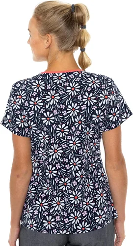 Miniatura 2 de Med Couture Top con cuello en V para mujer, Multi