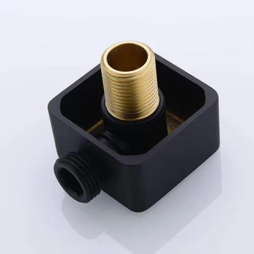Miniatura 4 de Codo de suministro de pared de latón, conector de manguera de ducha cuadrado G1/2 pulgadas, salida de agua de unión montada en la pared para ducha