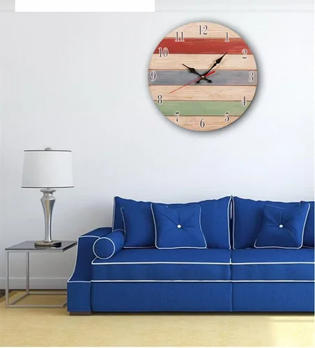 Miniatura 2 de Wall Clocks, Silent Non Ticking-12 Inch Quality Quartz Battery Operated Round Easy to Read Clock Decorative for