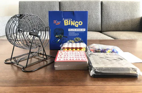 Miniatura 6 de Yuanhe Soporte para bolas de bingo - Bandeja de bolas de bingo de 3/5 pulgadas para fiestas, noches de juego familiares