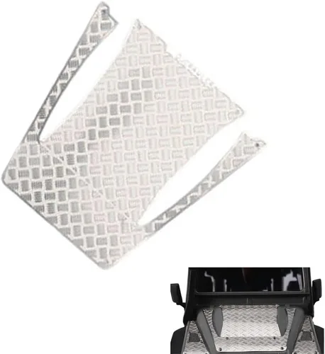 Miniatura 9 de RC Crawler Car Hood Metal Skid Plate para 1/18 TRX-4M (set2)