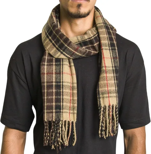 Miniatura 141 de Alpine Swiss Bufanda a cuadros para hombre, ultra suave, chal de invierno, cálido, ligero, para clima frío