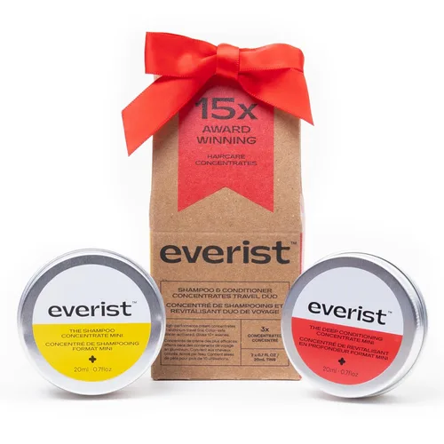 Miniatura 8 de Everist The Shower Essentials Kit de viaje, hidratante para todo tipo de cabello y piel (sin fragancia)