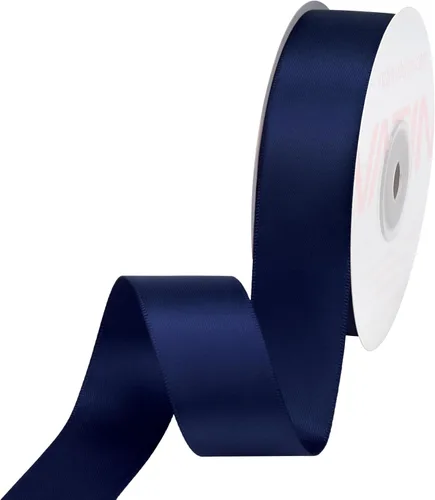 Miniatura 220 de VATIN Cinta de satín de poliéster de doble cara de 1.5 pulgadas Azul Royal Light