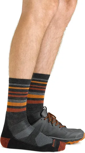 Miniatura 2 de Darn Tough Fastpack Micro Crew - Calcetines de senderismo ligeros con cojín para hombre (estilo 5012)