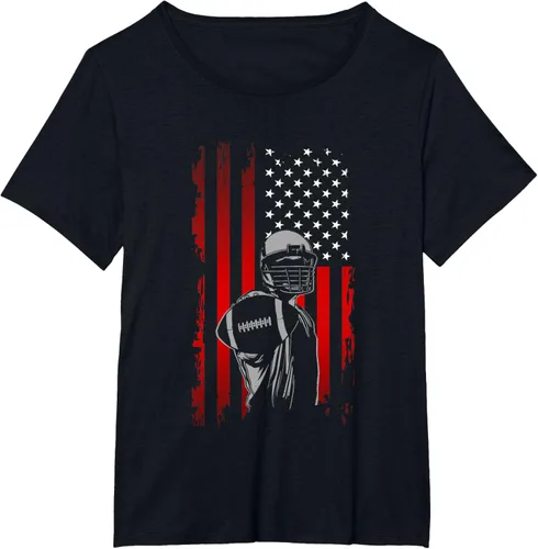 Miniatura 26 de Camiseta de fútbol americano, Negro