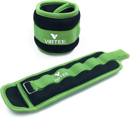 Miniatura 13 de Pesas de tobillo/muñeca para mujeres, hombres, niños – Juego de pesas para piernas de brazo con correa ajustable – correr, trotar, gimnasia, terapia