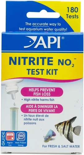 API Kit de prueba de nitritos 180 pruebas para acuarios de agua dulce y salada