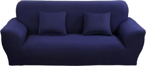 Miniatura 16 de Funda elástica para sofá de color sólido para sofá de 1/2/3/4 plazas, fundas para sofá modular en forma de L, protector de muebles con fundas
