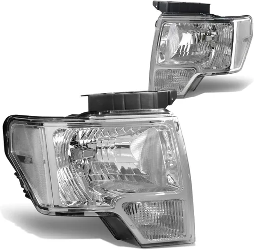 Miniatura 9 de Auto Dynasty Conjunto de faros delanteros compatible con Ford F150 2009, 2010, 2011, 2012, 2013, 2014, 12ª generación, repuesto de faros con luces