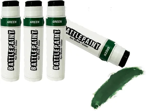 Miniatura 27 de EyeBlack BattlePaint - Grasa negra para debajo de los ojos de colores brillantes para atletas profesionales y súper fanáticos, béisbol, softbol