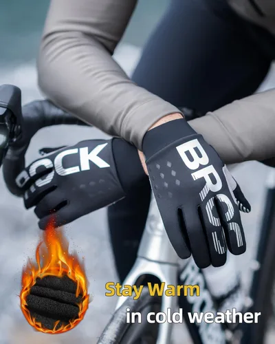 Miniatura 2 de ROCKBROS Guantes de ciclismo Motocycle Mountain Bike Guantes de dedo completo Ciclismo Guantes para hombres Guantes de bicicleta