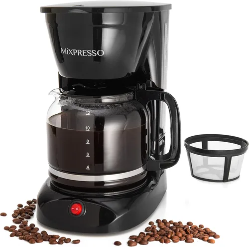 Miniatura 8 de Mixpresso Cafetera de Goteo de Café (6 Tazas), Negro