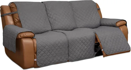 Miniatura 26 de Easy-Going Funda para Sillón Reclinable de Dos Plazas, Funda de Sofá Reversible para Sillón Reclinable Doble, Funda de Sofá Dividida para Cada