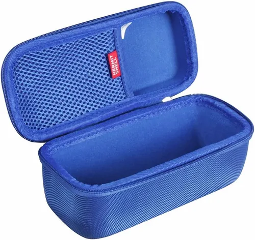 Miniatura 2 de Hermitshell Funda de viaje rígida de EVA compatible con altavoz Bluetooth portátil a prueba de salpicaduras JBL Flip 3 / Flip 4 (azul)