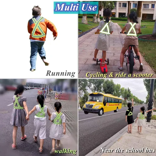 Miniatura 5 de Chaleco de Seguridad de Alta Visibilidad para Niños, Chaleco de Seguridad para Niños Pequeños, Chaleco Reflectante para Niños, Chaleco de 1