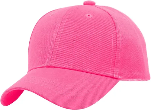 Miniatura 15 de TOP HEADWEAR Sombrero de béisbol ajustable con cierre de velcro para niños en blanco