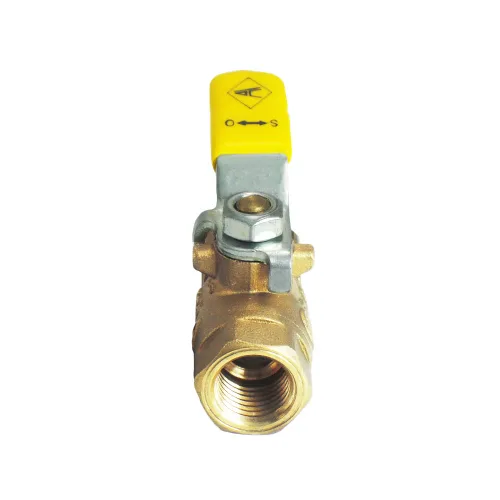 Miniatura 6 de Nigo Industrial Co. Serie 240 - Mini válvula de bola de gas de latón forjado, certificado CSA, NPT hembra, puerto estándar 600WOG