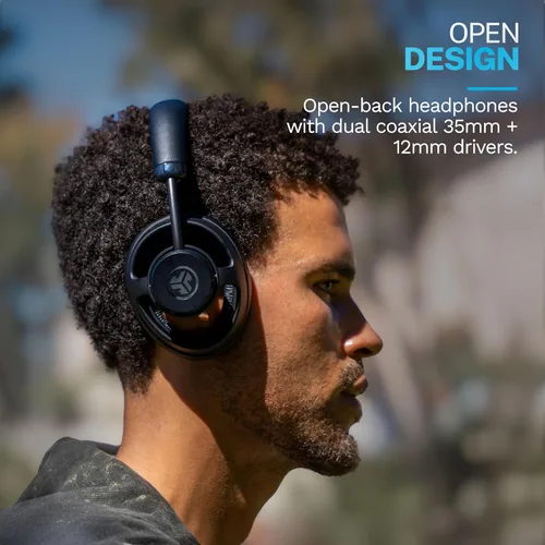 Miniatura 2 de JLab JBuds - Auriculares inalámbricos abiertos, con orejas abiertas, cómodo ajuste durante todo el día, más de 24 horas de reproducción, sonido