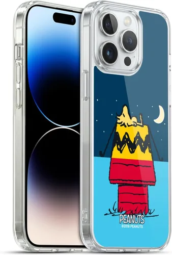 Miniatura 328 de Head Case Designs Funda de gel con licencia oficial de Peanuts Snoopy & Woodstock Halfs and Laughs [protección de grado militar] compatible